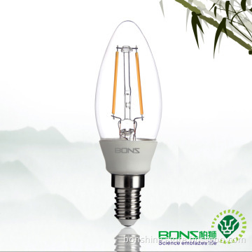 candle light B35 2 1.8w LED bulb antique E14 180lm φ35 AC200-240V